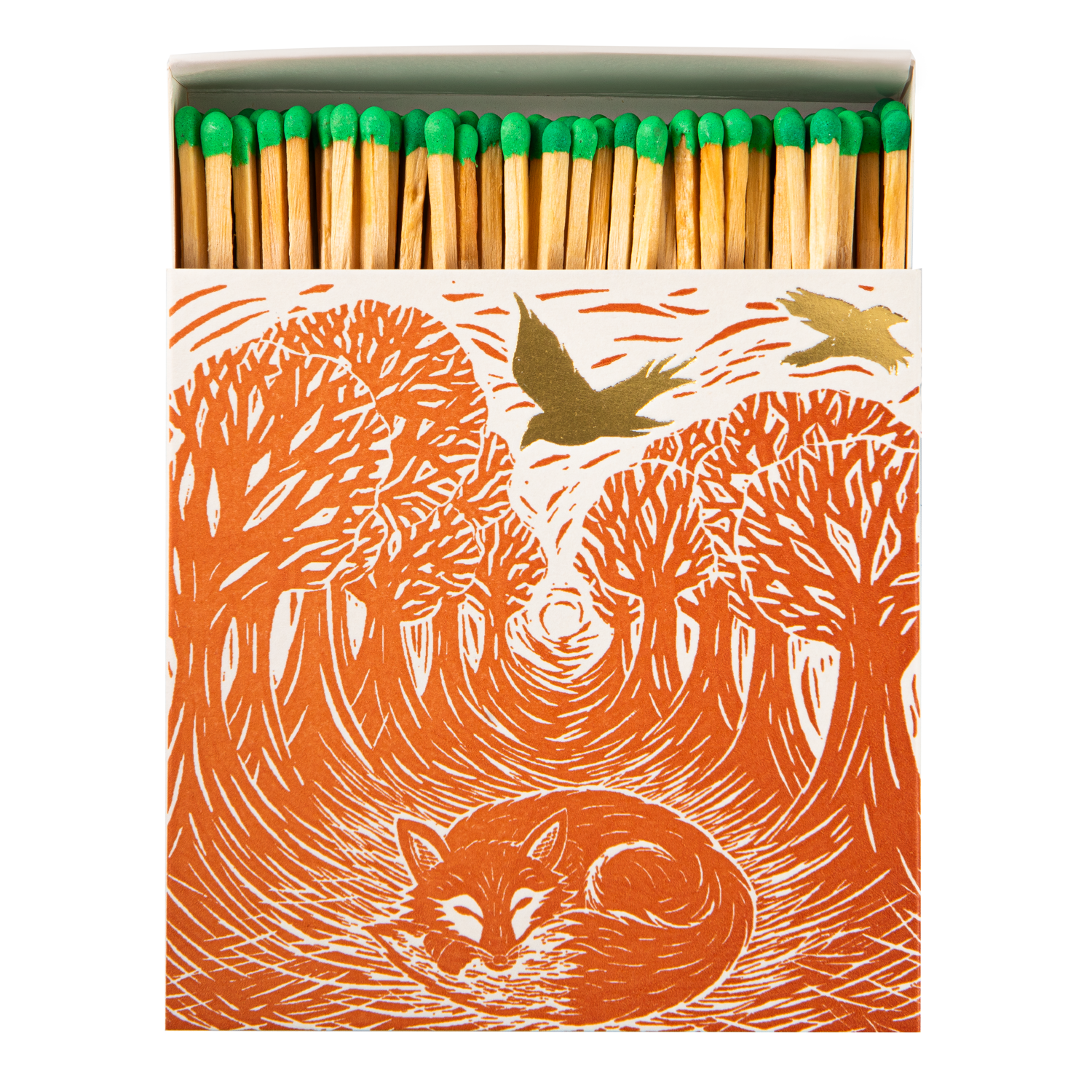 Woodland Fox | Square - Archivist Luxury Matches