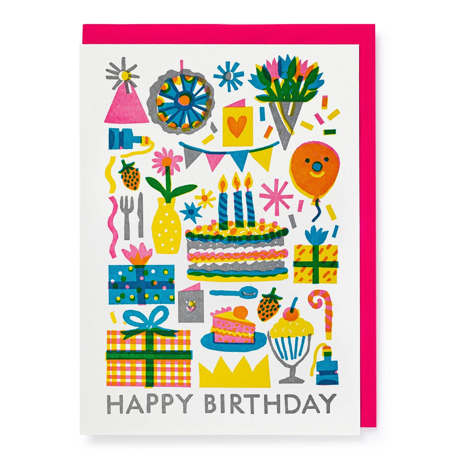 Birthday Pattern Letterpress Cards | Archivist Cards
