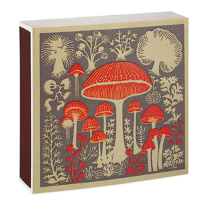Mushroom Square Luxury Matchbox