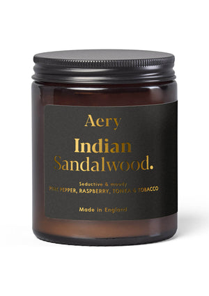 Indian Sandalwood Scented Jar Candle