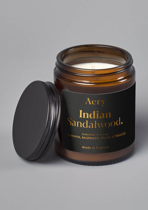 Indian Sandalwood Scented Jar Candle
