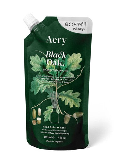 Aery Black Oak Reed Diffuser Refill