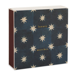 Navy Star Square Matchbox  by Wanderlust Paper Co.