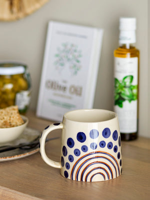 Shama Mug, - Orange, Stoneware
