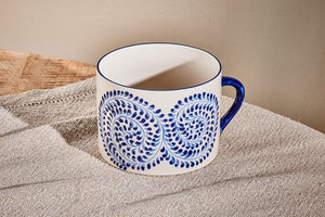 Eshani Ceramic Mug - Indigo - Large