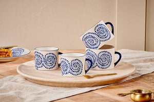 Eshani Ceramic Mug - Indigo - Large