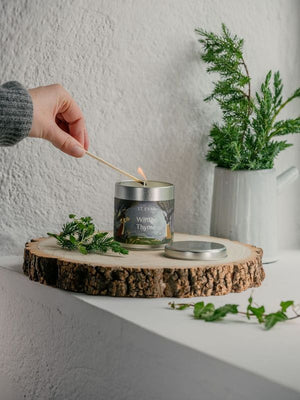 St Eval Winter Thyme Candle Tin