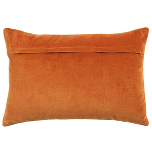 Haze Embroidered Feather Cushion - Sunset