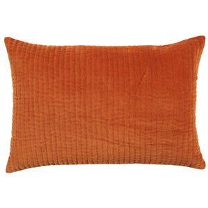 Haze Embroidered Feather Cushion - Sunset