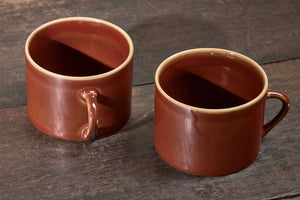 Nkuku Kalini Mugs - Amber - Large (Set of 2)