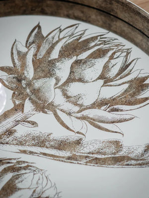 Waltham Round Mirrored Artichoke Tray