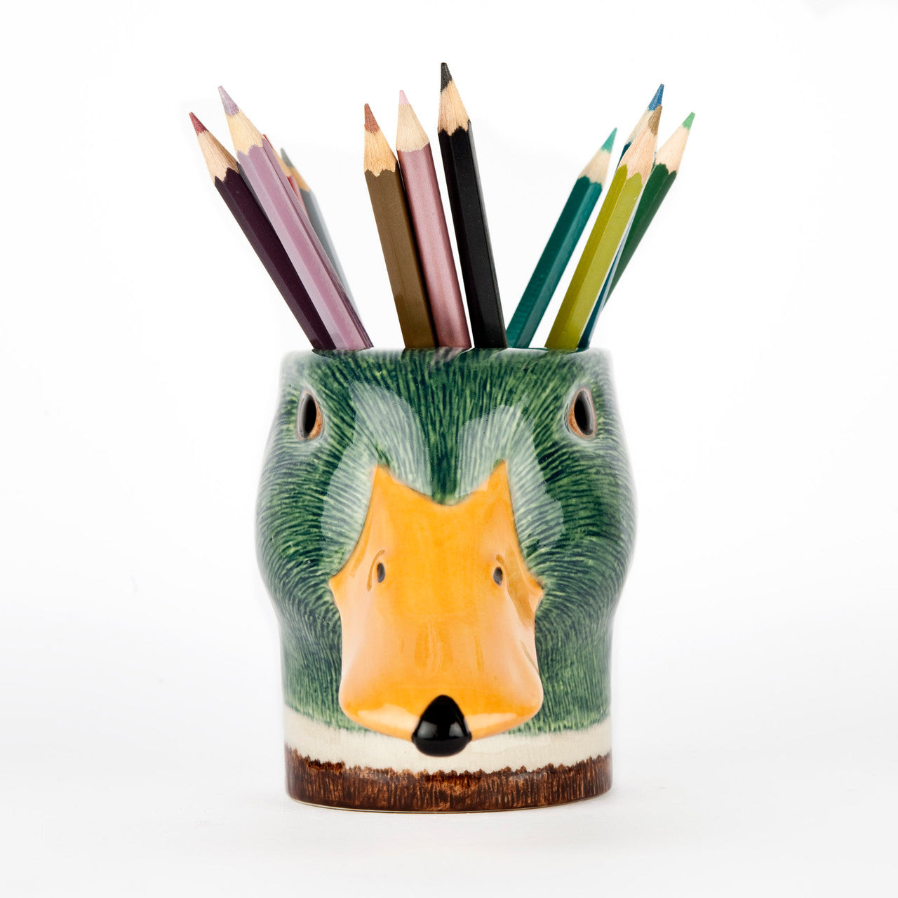 Mallard Pencil Pot - Quail Ceramics