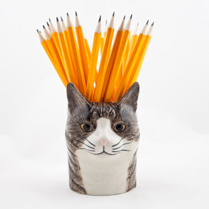 Quail Millie Cat Pencil Pot