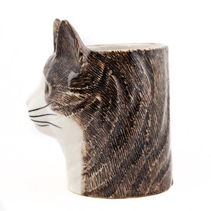 Quail Millie Cat Pencil Pot