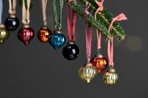 Dew Drop Baubles - Mixed Colours (Set of 12)
