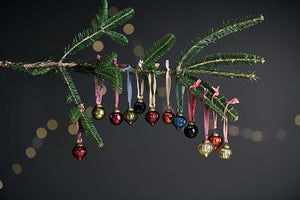 Dew Drop Baubles - Mixed Colours (Set of 12)