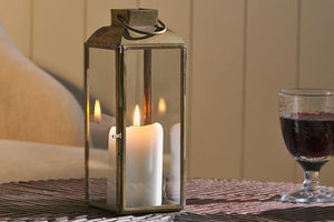 Maro Brass Lantern - Tall