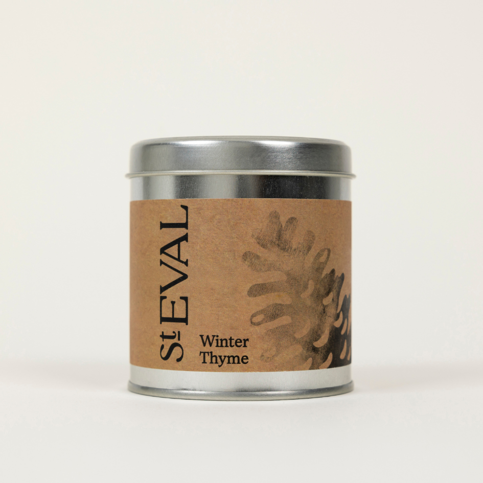 St Eval Winter Thyme Candle Tin