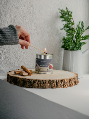 Inspiritus Scented Christmas Tin Candle - St Eval