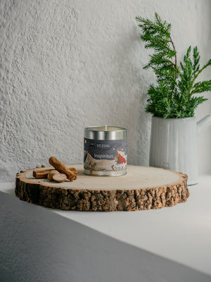 Inspiritus Scented Christmas Tin Candle - St Eval