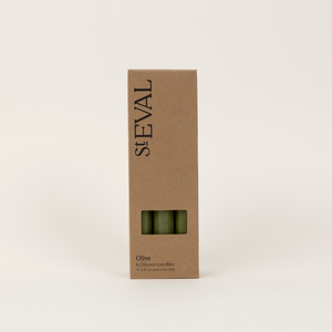 Olive Green Dinner Candles Gift Pack - St Eval