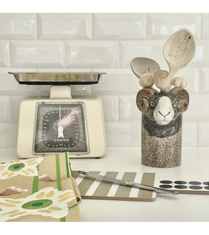 Swaledale Sheep Ceramic Utensil Holder