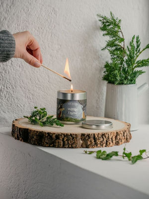 St Eval Winter Thyme Candle Tin
