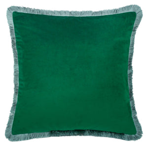 Woodlands Cushion Green - Feather Filled