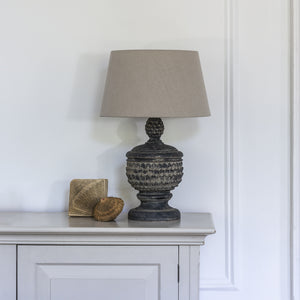 Table Lamp Jasmine Antique Black with Shade
