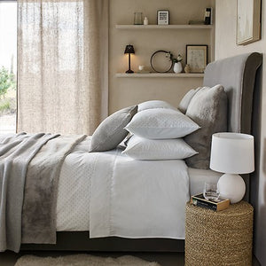 Faux Fur Throw - Grey - 130 X 180cm