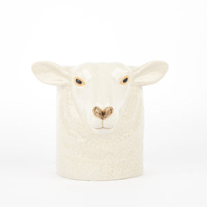 Quail Ceramics White Faced Suffolk Sheep Pencil Pot