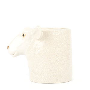 Quail Ceramics White Faced Suffolk Sheep Pencil Pot