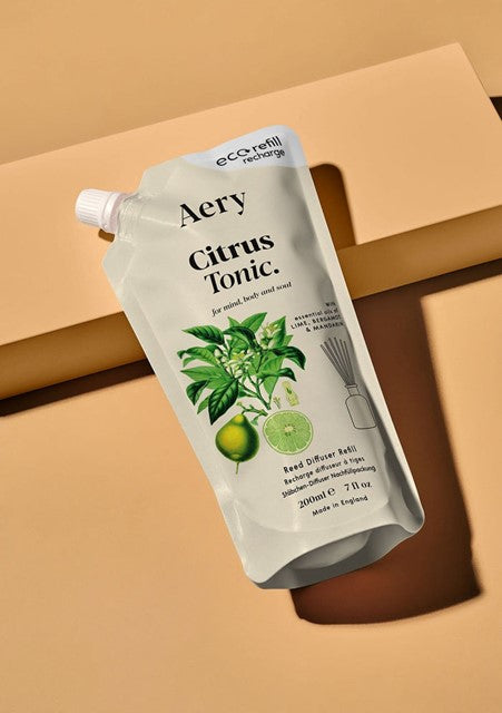 Aery Citrus Tonic Reed Diffuser Refill, 200ml