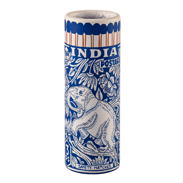 Elephant Stamp Small Cylinder Matches