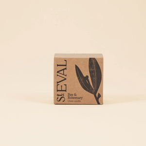 Bay & Rosemary Amber Glass Candle - St Eval