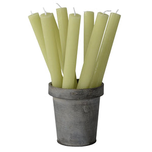 Rustic Dinner Candle Avocado