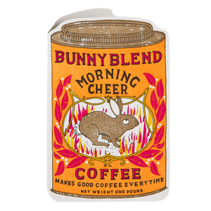 Archivist Coffee Tin Greetings card - by Charlotte Farmer