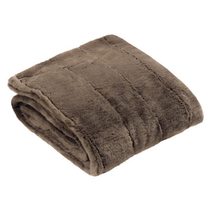 Chocolate Fur Throw -130 x 180