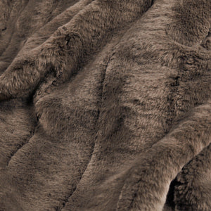 Chocolate Fur Throw -140 x 200