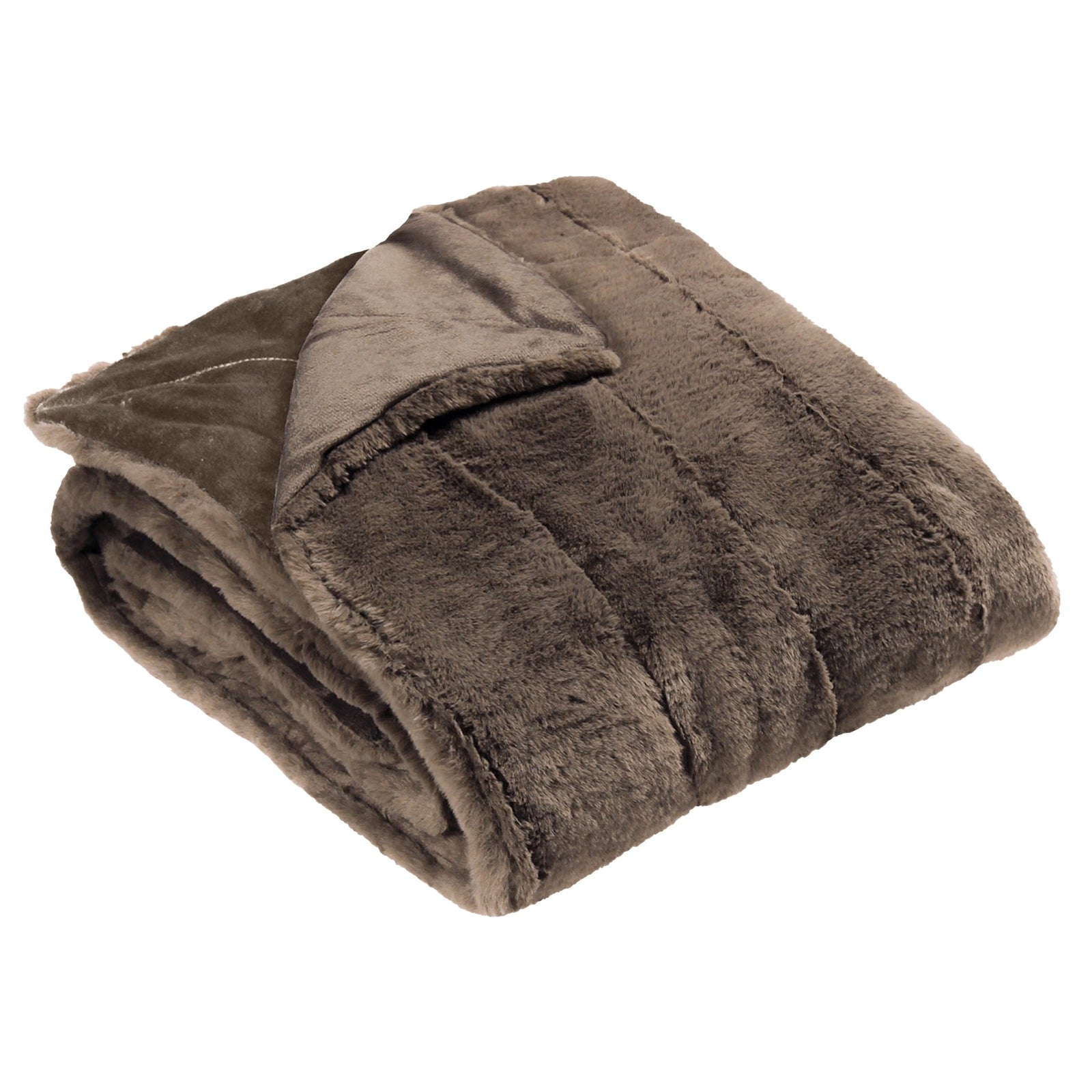 Chocolate Fur Throw -140 x 200