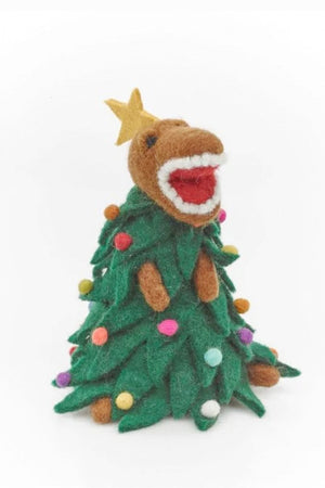 Felt Tree-Rex Hanging Christmas Dinosaur Decoration