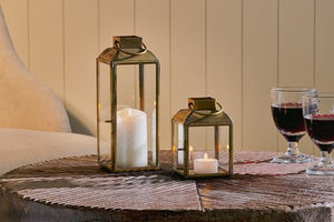 Maro Brass Lantern - Tall