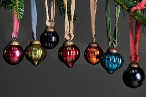 Dew Drop Baubles - Mixed Colours (Set of 12)