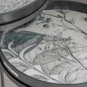 Evershot Set of 2 Botanical Nesting Tables