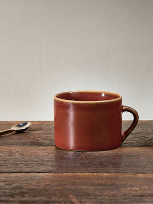 Nkuku Kalini Mugs - Amber - Large (Set of 2)