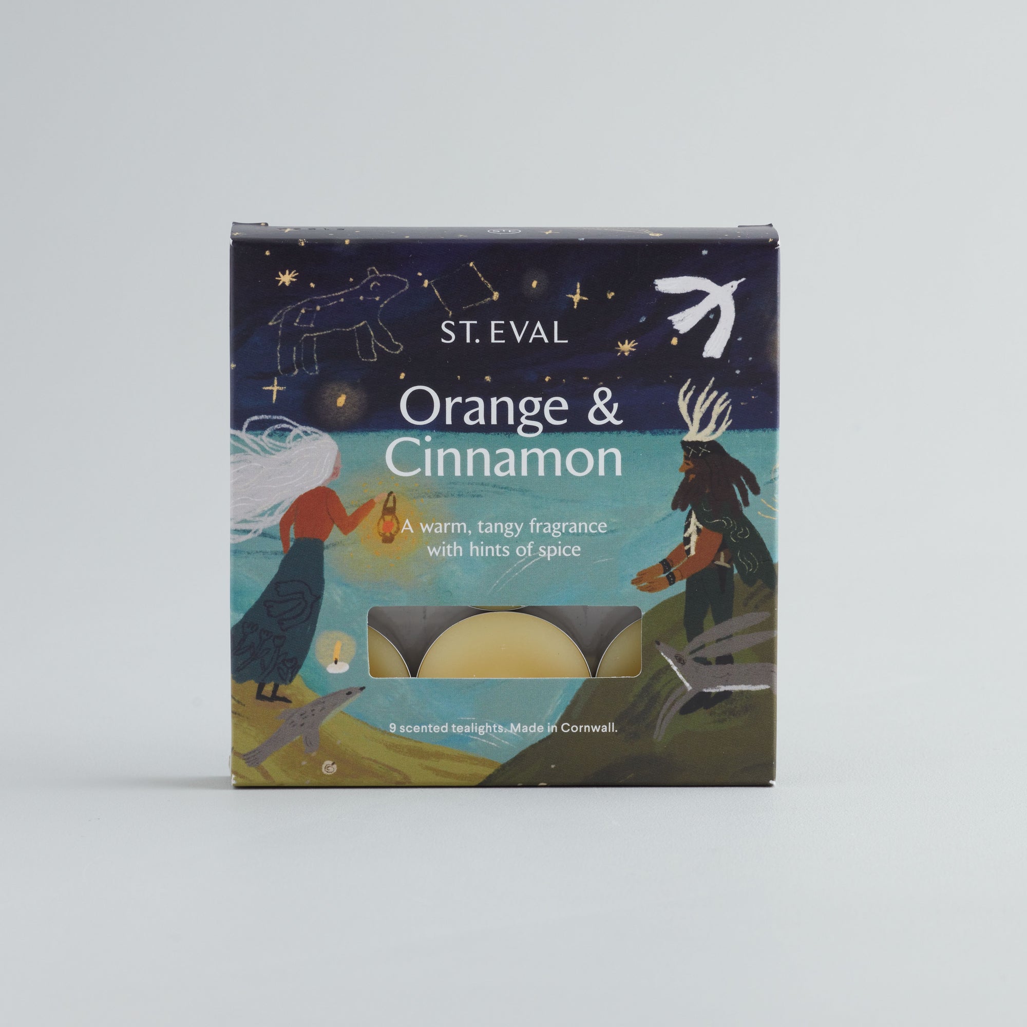 Orange & Cinnamon Scented Tealights - St Eval