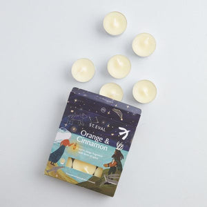 Orange & Cinnamon Scented Tealights - St Eval