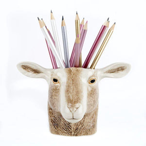 Toggenburg Goat Pencil Pot - Quail Ceramics