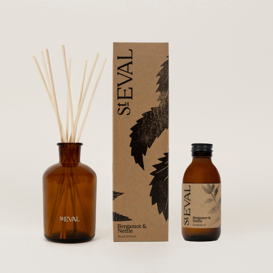 Bergamot & Nettle Home Fragrance Reed Diffuser - St Eval
