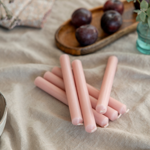 St Eval Rose Quartz Dinner Candles Gift Pack